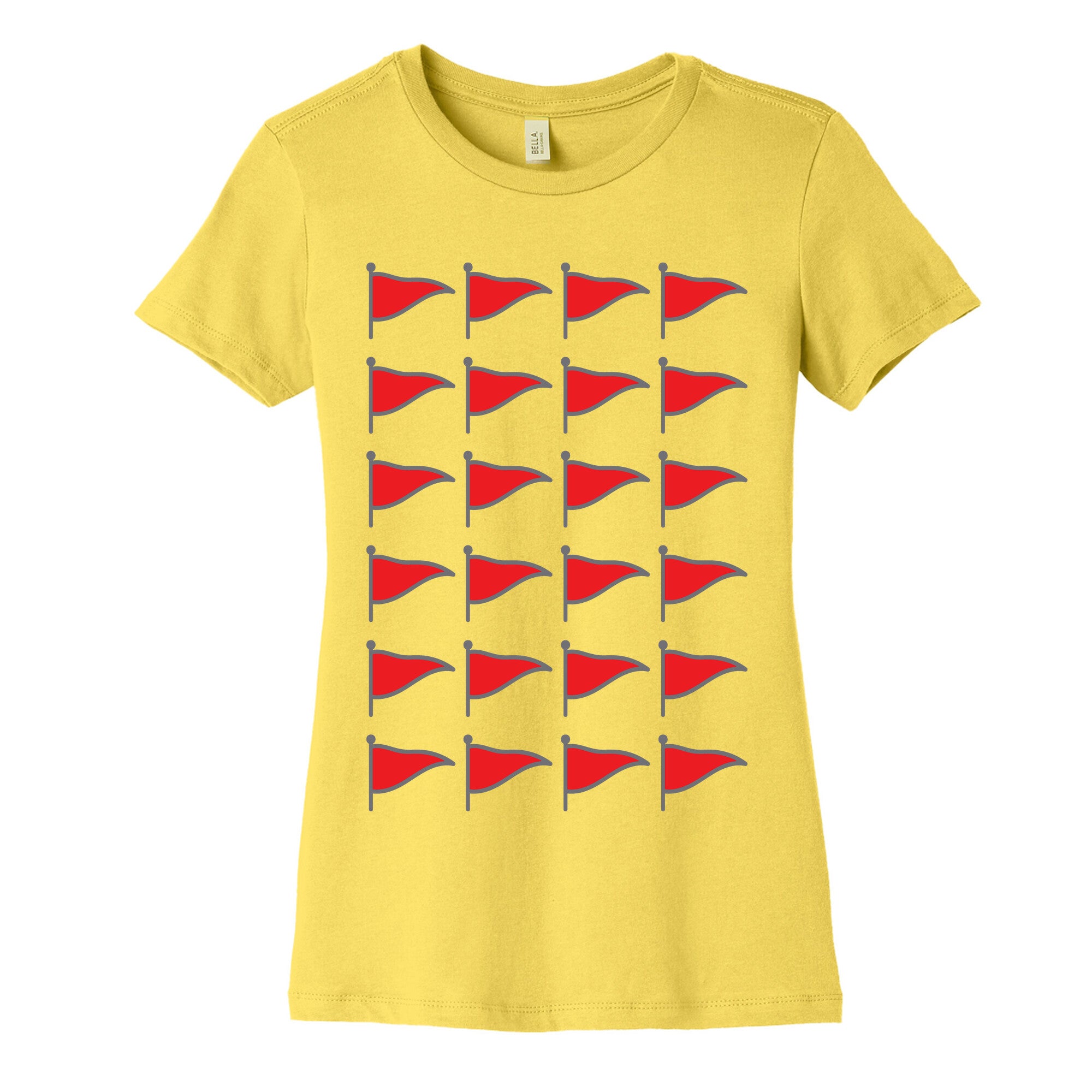 Red Flags Women's Cotton Tee